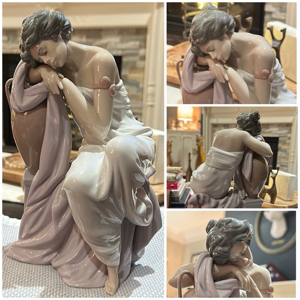 Authentic Lladro Lost in Dreams Figurine #06313 Retired 2005. Unboxed, PRISTINE